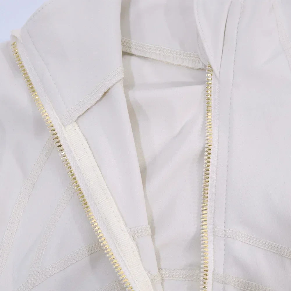 Aiylo PREMIUM QUALITY Gold Zipper Woemn's Jacket