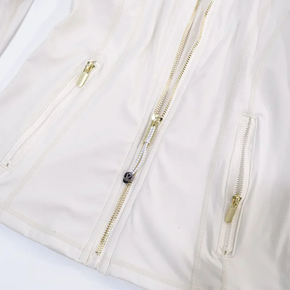Aiylo PREMIUM QUALITY Gold Zipper Woemn's Jacket