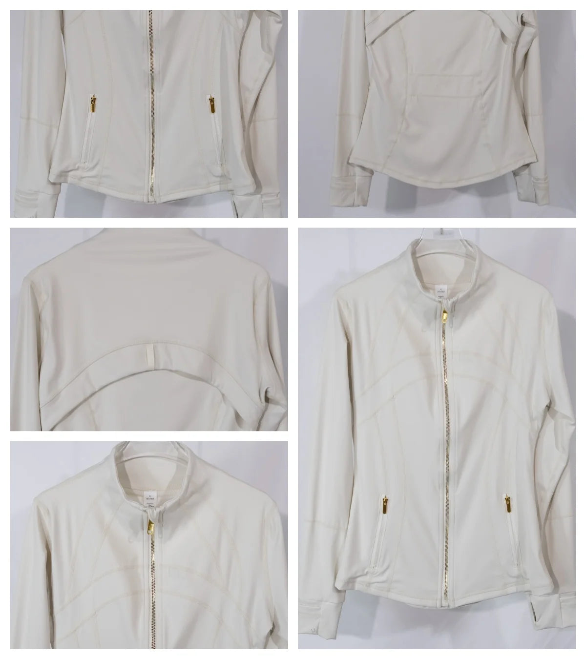 Aiylo Gold Zipper Women's Jacket Sports